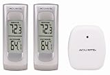 Chaney Instrument Wireless Weather Thermometer, 2 Base Units