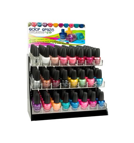 L.A. Colors * Color Craze Nail Polish 24pc (Set #1, in 24 "Electric" Colors)