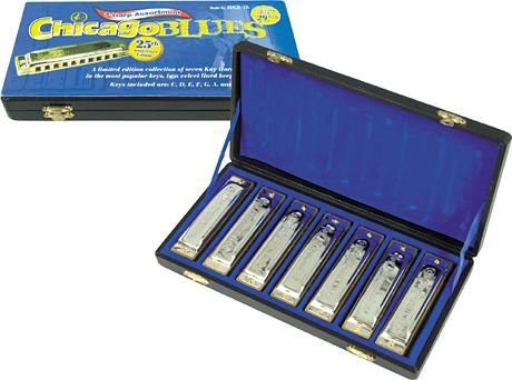 MusicalInstruments: Kay Chicago Blues Harmonica Set