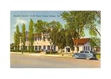 Train Depot, Tucson, Arizona Places Art Poster Print, 17x11