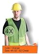 Occulux Economy Safety Vest (Mesh), Orange, 4X 55 to 63 Chest