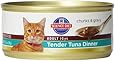 Hill's Science Diet Adult Tender Tuna Dinner Chunks and Gravy Cat Food Can, 5.5-Ounce, 24-Pack