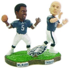 Philadelphia Eagles McNabb & Thrash Forever Collectibles Bobble Mates