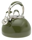  : KitchenAid Gourmet Essentials 2-Quart Porcelain Tea Kettle, Harvest Green