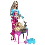 Barbie Stylin' Pup Doll andPup Caucasion