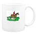 Mug with hound, horse, dog, fox, hunt, canine