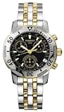 Tissot Men T-Sport PRS200 Two-Tone Stainless Steel Black Dial Watch # T17. 2. 486. 55