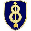 U.S. Army 8th Infantry Division Pin 1"