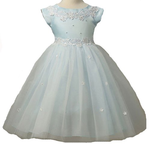 New Princess Tulle Flower Girl Pageant Dress (5 Colors Available) 2 to 12 Girls