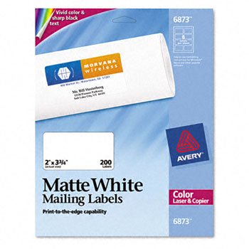 Avery Color Printing Label