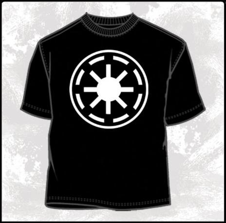  Star Wars: Republic Symbol Black T-Shirt