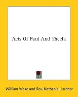 Acts of Paul and Thecla