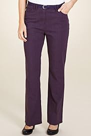Per Una Cotton Rich Straight Leg Trousers with Belt
