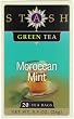 Stash Premium Moroccan Mint Green Tea, Tea Bags, 20-Count Boxes (Pack of 6)