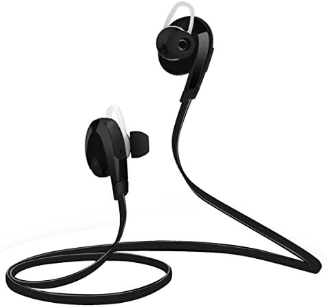Wireless Bluetooth Earphones, Bluetooth Headphones, Toullfly® Stereo Bass Sports Earphones Earbuds, Lightweight Sweatproof In-Ear Headset with Mic for iPhone 6s for Cycling Running (Black)