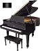 6'1 Artist Grand Piano (Ebony Polish)