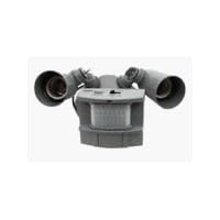 Heath Zenith SL-5411-GR 150-Degree Motion-Sensing Twin Flood Security Light, Gray