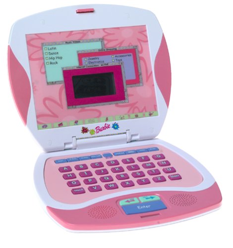 Childrens Toyshop  Toys : Barbie Online Laptop