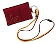 Pocket Neoprene Sleeve (Red Gold) Case for Kodak Easyshare M381 Digital Camera Wine