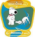 Family Guy Brian Excuse Me Air Freshener A-FG-0007