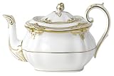 Spode Stafford White Tea Pot and Cover 5 cup