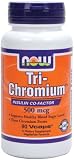 NOW Foods Tri-Chromium 500mcg/Cinnamon, 90 Vcaps,