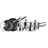 Kinetic Classicor Series 11-Piece Stainless Steel Cookware Set with Lids 29018