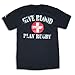 Give Blood Play Rugby Short Sleeve T-Shirt
