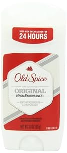 Old Spice High Endurance, Original Scent Men's Anti-Perspirant & Deodorant 3 Oz (Pack of 6)