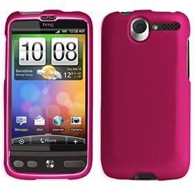 Xylo Pink Hybrid Armor Hard Shell / Skin / Case for the HTC DESIRE Mobile Phone.