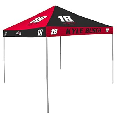 Kyle Busch Nascar 9 X 9 Checkerboard Color Pop-up Tailgate Canopy Tent