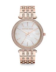 Michael Kors Darci Mother of Pearl Dial Crystal Ladies Watch MK3220