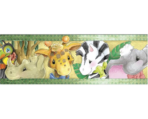 wallpaper borders for kids. Zootles Wall Border