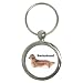   - Dachshund Long Haired Key Chain (Round)