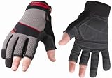 Youngstown Equipment Co 03-3110-80-M Carpenter Plus Performance Glove Medium, Gray