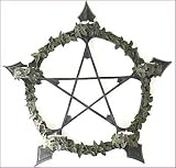 Wiccan Pentagram wall candleholder by Nemesis
