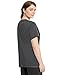Champion Women's Plus-Size Double Dry Cotton V-Neck Tee, Granite Heather, 4X
