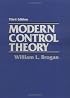 Modern Control Theory (3rd Edition)
