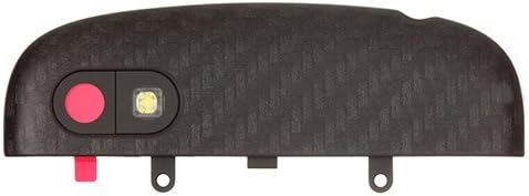 Smays Blackberry Q10 Upper Top Cover Back Housing Replacement (Black Color, with Smays Cleaning Cloth)