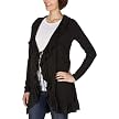 Moody Mama Maternity Jersey Wrap with Ruffle Detail - Black