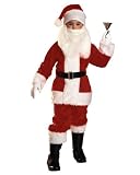Rubies Costume Co R10125-M Child Deluxe Plush Santa Suit Size Medium