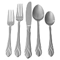 Lily Frosted 20-pc. Flatware Set