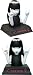 Emily The Strange - Mini Bust : Emily Rocks