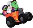 Gemmy 27236-00 Airblown&laquo; Self-Inflating Decorative Halloween Balloon - Hot Rod Trio 8 Feet Tall
