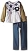 Boys Rock Little Boys' 2 Piece Pant Set Denim Stars