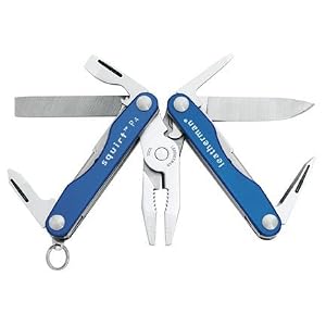Leatherman Squirt P4 Multi Tool, Glacier Blue, No Sheath by 