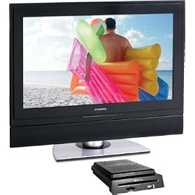 Audiovox FPE2706DV 27 Inch HDTV Flat Panel LCD TV / Computer Monitor with Modular DVD player &amp; USB Card Port / SD Memory Card Slot