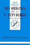 Les origines de la Ve R�publique