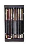 10 Cue Plexiglass Double Lock Display Case