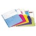 Cardinal Extra-Tough Poly 1-Pocket Index Dividers, 5-Tab, Ltr, Asst, 5/pk